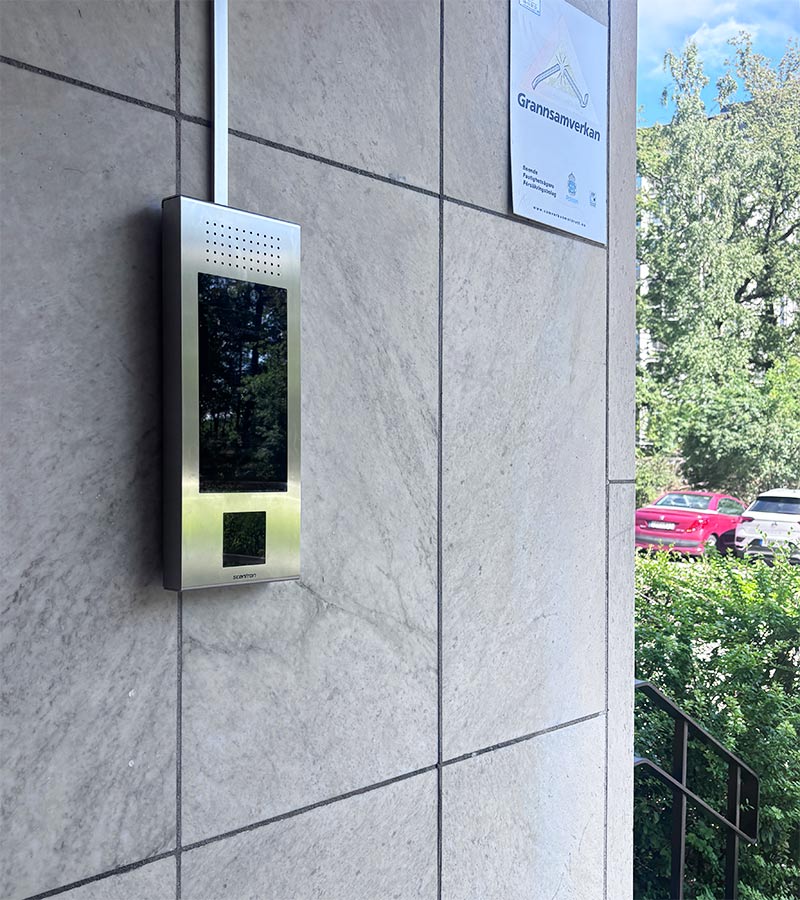 Scantron passersystem och porttelefon